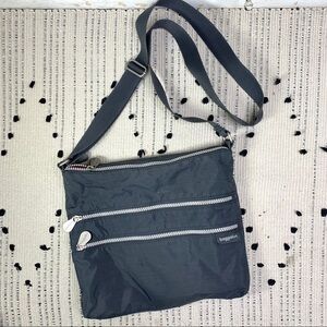 Baggallini 4 Pocket Grey Crossbody Purse